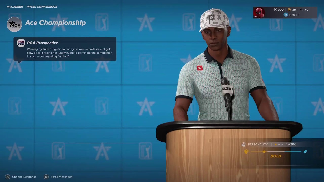 PGA Tour 2k25 MyCareer