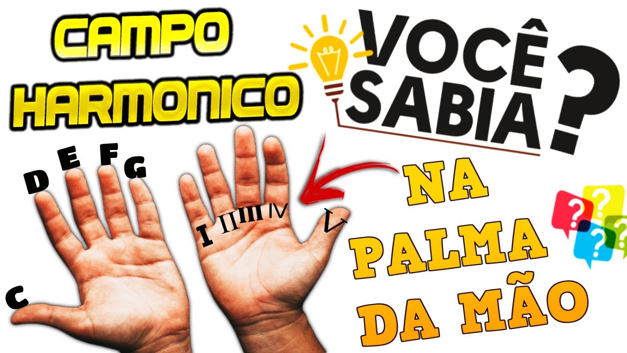 CAMPO HARMÔNICO NA PALMA DA SUA MÃO! ISSO VOCÊ NUNCA VIU!