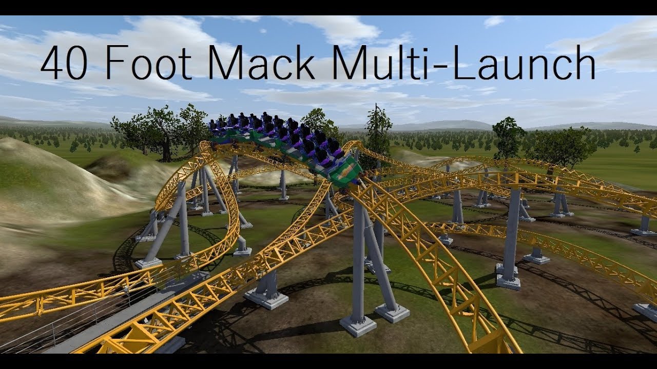 Under 40 Foot Tall Mack Multi-Launch Coaster - No Limits 2 - YouTube