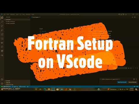 Fortran Setup on VScode