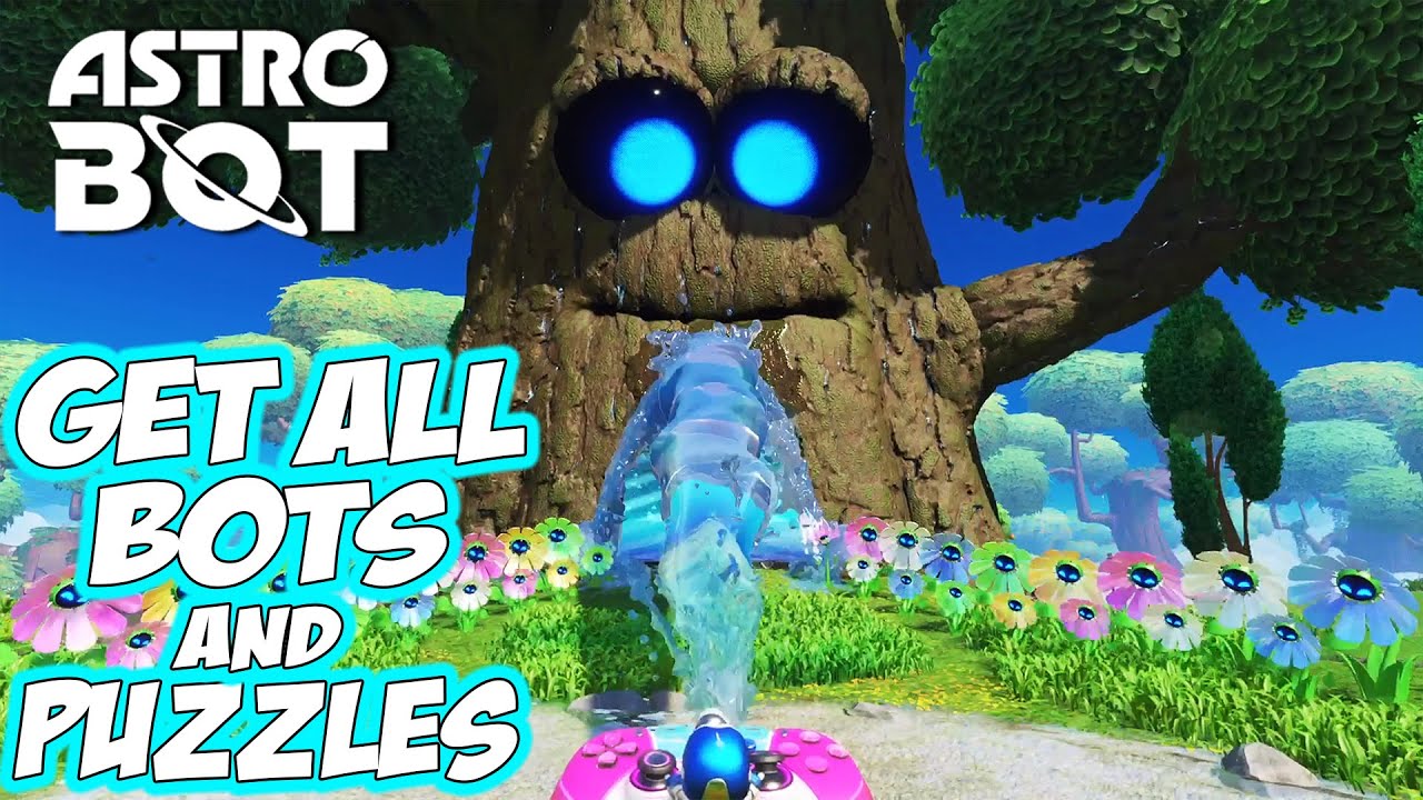 Astro Bot - How to GET All COLLECTIBLES in TRUNK OF FUNK (Tentacle