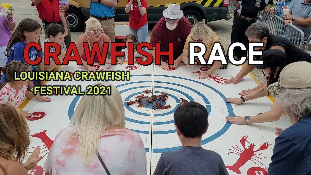 Crawfish Race 2021 Louisiana Crawfish Festival Chalmette, Louisiana