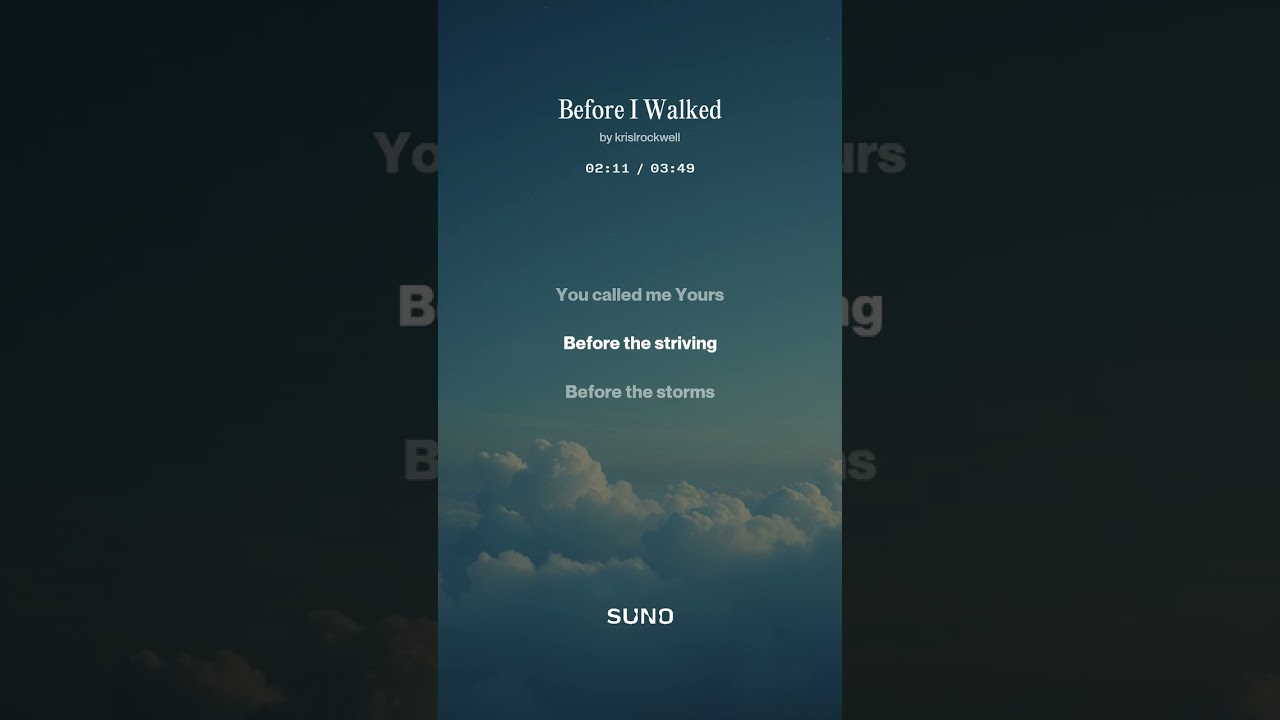 Before I Walked | Awakened Week 1 – Identity Before Behavior