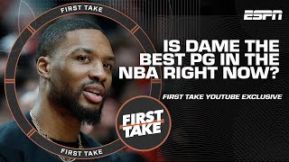 Damian Lillard says he's the BEST PG in the NBA - Stephen A. DISAGREES 👀 | First Take YT Exclusive