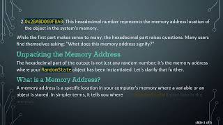 Understanding the Meaning Behind numpy.random.RandomState() Output