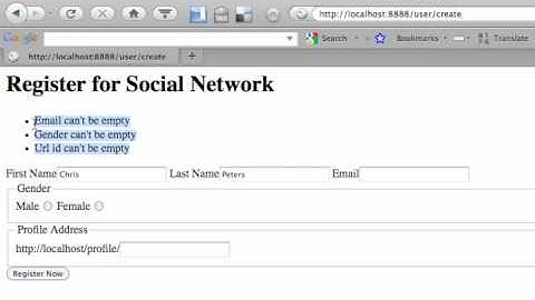 Episode 3: Object Validation and Showing Errors in ColdFusion on Wheels
