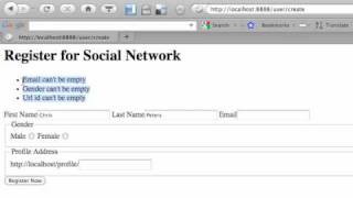 Episode 3: Object Validation and Showing Errors in ColdFusion on Wheels