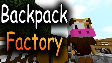 Hypixel Skyblock - Large Backpack Factory (Extreme Cow Farm)