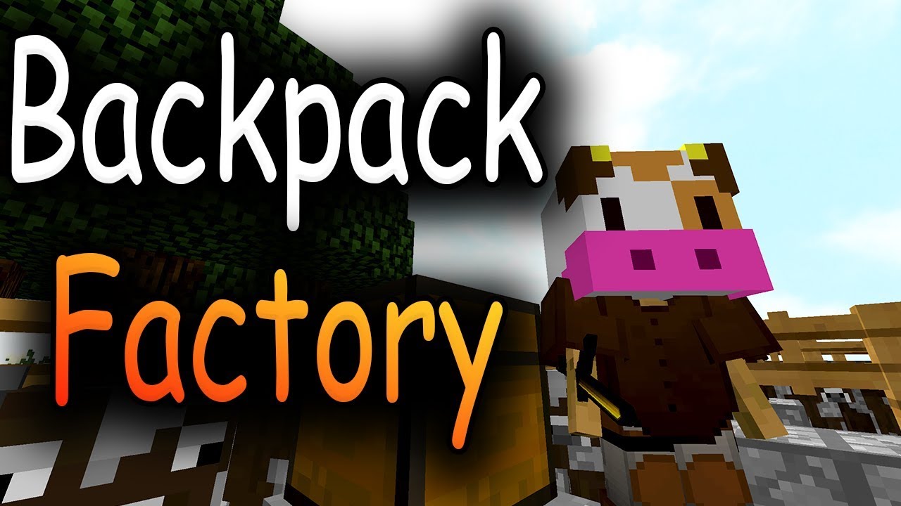 Hypixel Skyblock Large Backpack Factory (Extreme Cow Farm) YouTube