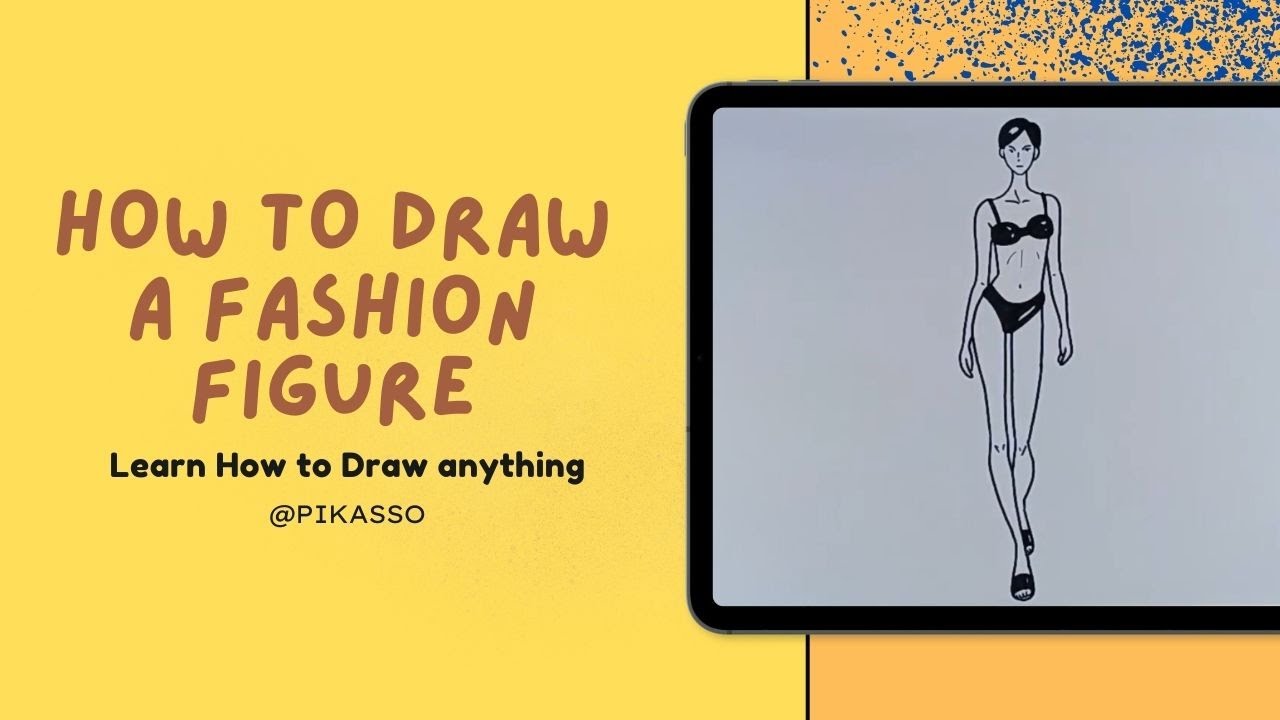 How to Draw a Fashion Figure Easy - YouTube