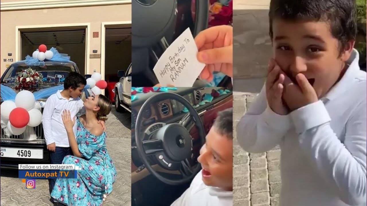 Dubai base Business Woman Gifts her Son a Rolls Royce Phantom on his 12th Birthday