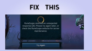How to Fix RuneScape received an unexpected response Error