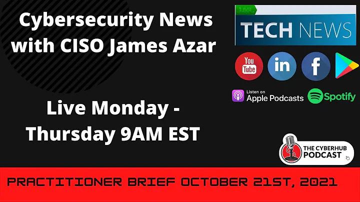 Practitioner Brief October 21st, 2021 with Roger Grimes, Data Driven Defense Evangelist, KnowBe4
