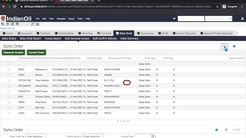 SDMS SALES ORDER GENERATE INVOICE - 1
