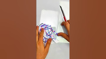 Oddly Satisfying Cutting Paper Reverse Video | ASMR | K EP 24