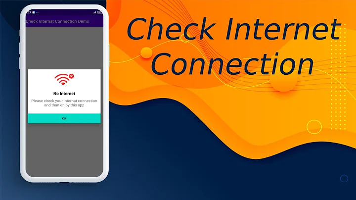 Check internet connection continuously in android studio | check internat connection show dialog