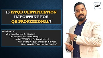 Is ISTQB Certification Important for TESTERS? | Can ISTQB Certification GET You a JOB? | TM SQUARE