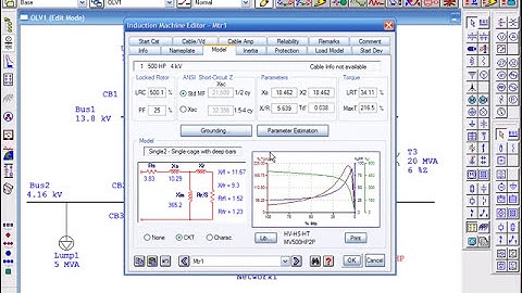 Motor Starting in ETAP Software - Dynamic