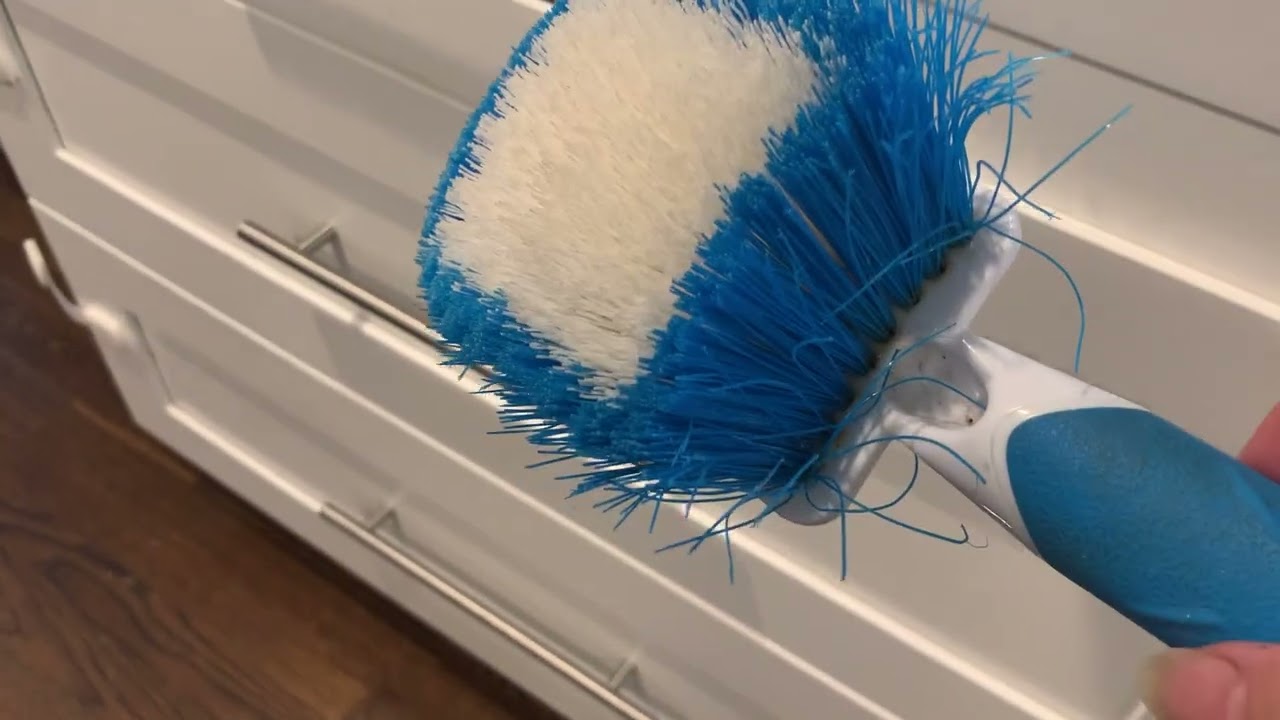 Contest between two methods of cleaning  new composite deck flooring