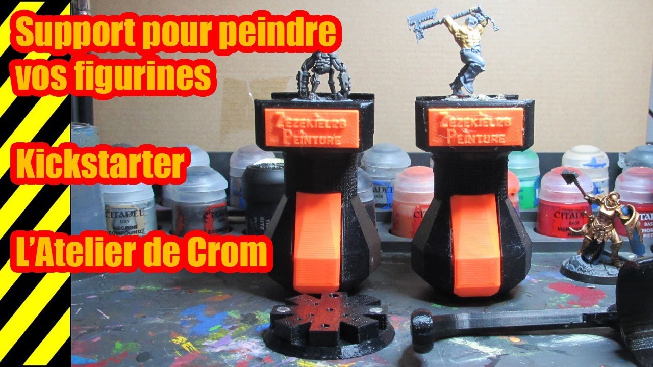 Kickstarter - L'atelier de Crom - Support pour peindre vos