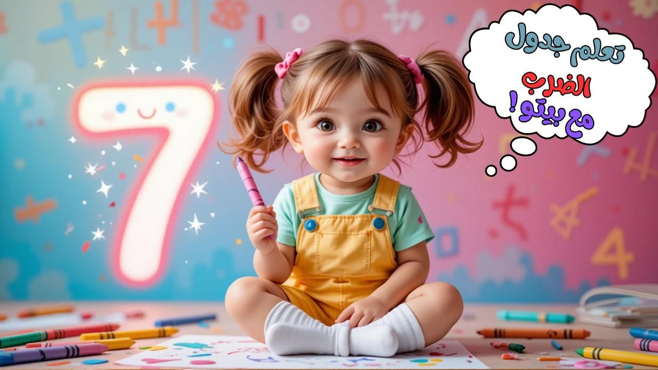 تعلم جدول الضرب 7 للأطفال بسهولة | طريقة ممتعة لحفظ جدول 7 بسرعة 
