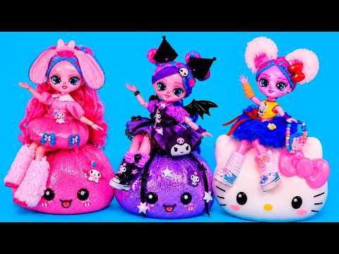Мейковер Лали в Стиле Kuromi, Hello Kitty и My Melody! DIY Поделки