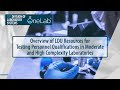LDU Resources for Testing Personnel Qualifications in Moderate and High Complexity Laboratories