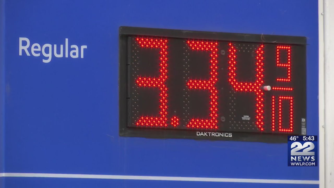 Gas prices in Springfield average 3.36 per gallon YouTube