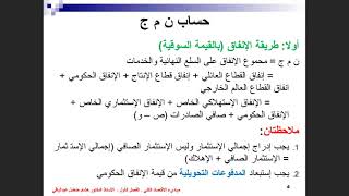 ECON 131 الاقتصاد الكلي المحاضرة الأولى