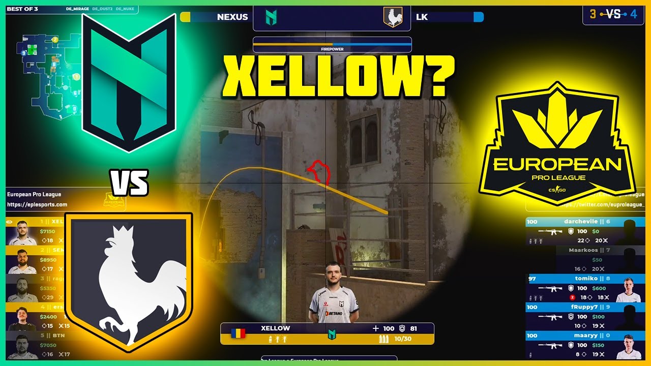 Nexus vs los kogutos | European Pro League Season 3 - HiGHLiGHTS | CSGO
