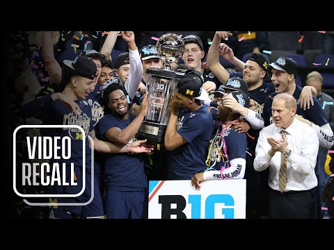 From a Plane Crash to Tournament Champions: 2017 Michigan Squad Relives Title Run | B1G Video Recall