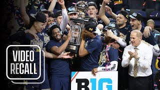 From a Plane Crash to Tournament Champions: 2017 Michigan Squad Relives Title Run | B1G Video Recall