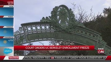 Court orders UC Berkeley enrollment freeze