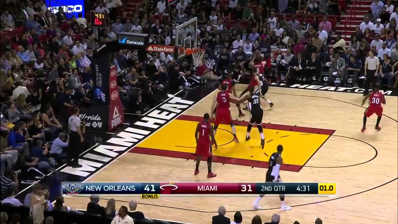 new-orleans-pelicans-vs-miami-heat-full-highlights-21-02-2015-youtube