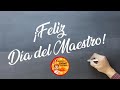 Feliz Día del Maestro | Les Desea Aprendiendo a Cocinar Como Mamá