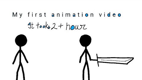 Stick man animation video | my first animation