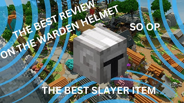 The Best Review on the Warden Helmet | Hypixel Skyblock