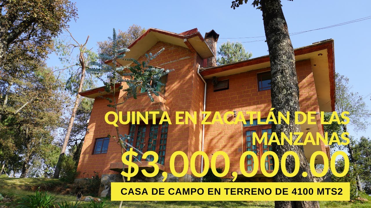 Venta de Casa de campo en Zacatlán de las Manzanas - YouTube