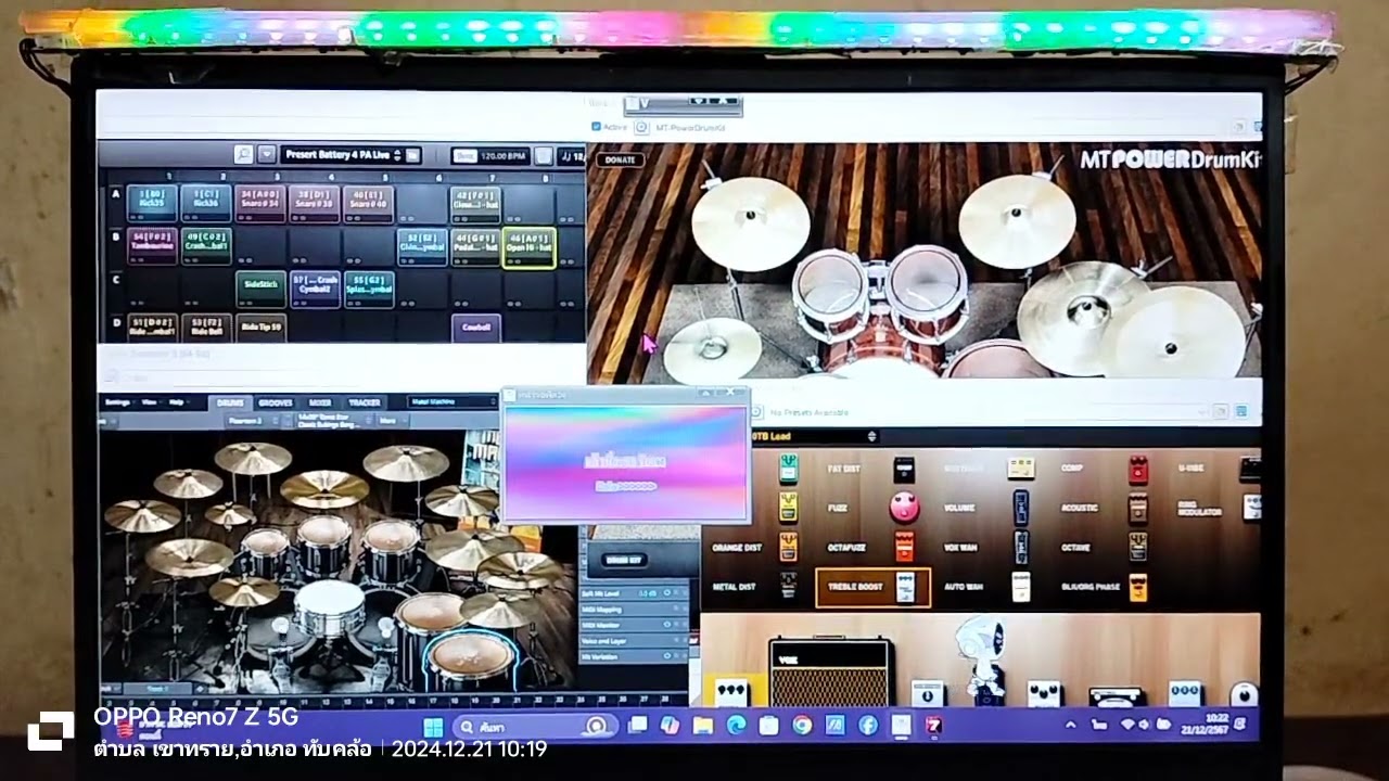 Mixcraft7 Vsti3ชุด(ชุดMT-POWER Drumkit2)(ชุดBattery4)(ชุด Superior Drummer3)(เพลง เข้าเวรรอ)
