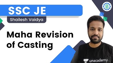 Maha Revision of Casting  | Shailesh Vaidya | SSC JE