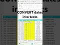 Convert dates "2023/09/09" into texts "2023 September 9" @ExcelTutorialsEasyClickAcademy