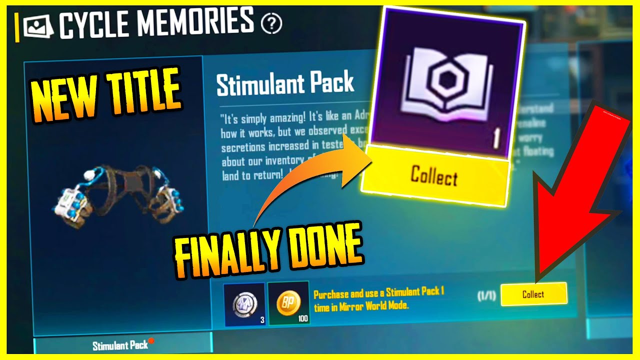 FREE HEX ENCOUNTER TITLE | FINALLY STIMULANT PACK GLITCH FIX | HOW TO COMPLETE STIMULANT PACK BGMI