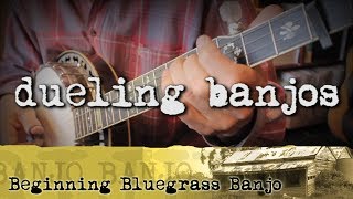 Bluegrass Banjo Lesson 39 - How to Play Dueling Banjos chords
