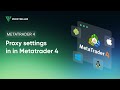 Step-by-step proxy settings in Metatrader 4