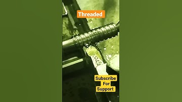 Making Threaded Bolt #shorts #usinagem #viral #satisfying #machinist #threaded #mecanica #vegas
