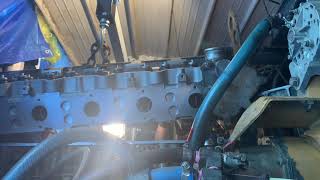 Cat C15 Rebuild Part 2, Installing The Head!!