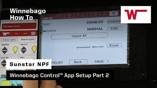 Winnebago Sunstar: Control App Setup and Accessing Your Cloud Account