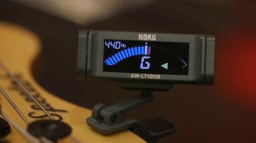 korg® awlt100 afinadores de clipe com 100 horas de autonomia