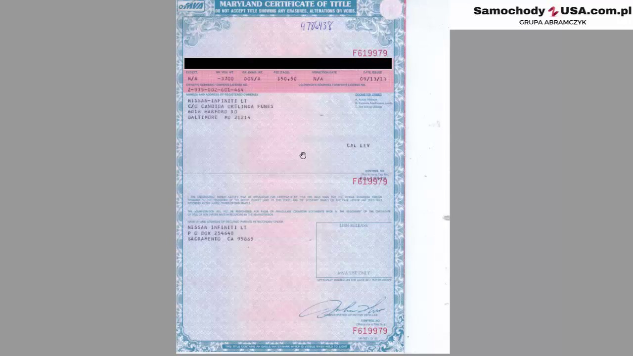 Jak zarejestrować auto z USA YouTube