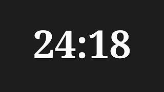 24 Minutes 18 Seconds Countdown Timer